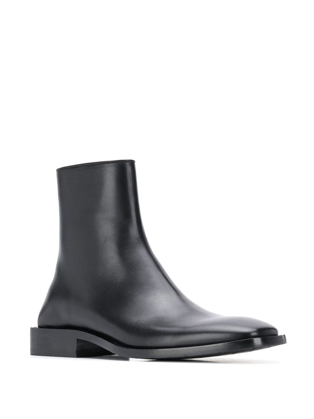 Balenciaga Squaretoe Leather Boots in Black for Men  Lyst