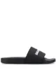 Image 1 of Balenciaga logo pool slides