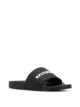 Image 2 of Balenciaga logo pool slides