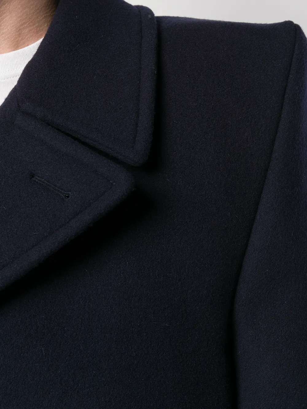 Balenciaga Korte jas met vierkante schouders Blauw