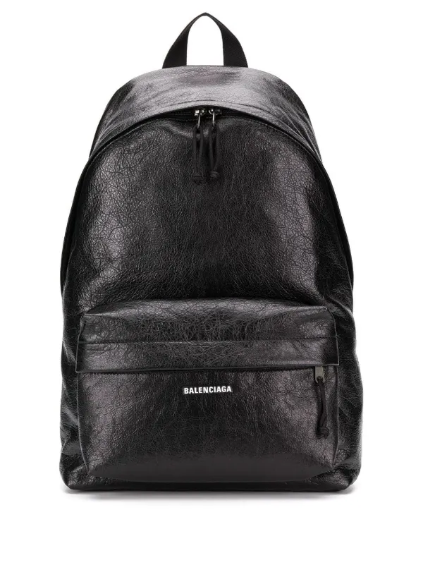 black balenciaga backpack