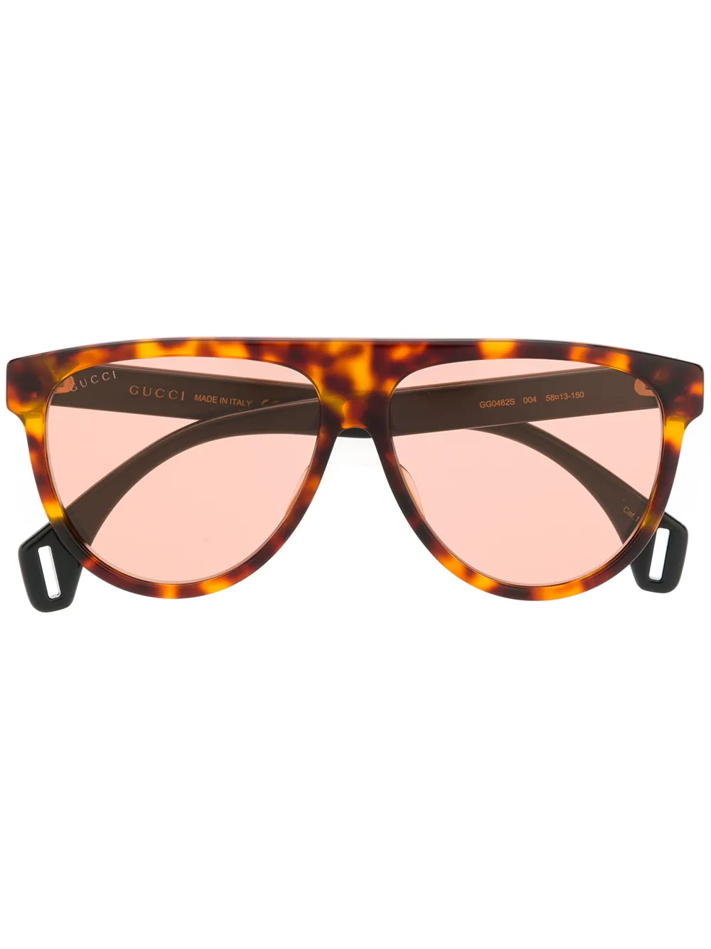 

Gucci Eyewear tortoiseshell oversized sunglasses - Brown