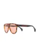 الصورة 2 من Gucci Eyewear نظارة شمسية أفياتور بتأثير صدف السلحفاة