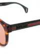 Gucci Eyewear نظارة شمسية أفياتور بتأثير صدف السلحفاة