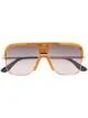 Image 1 of Gucci Eyewear orange gradient lense aviator sunglasses