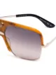 Gucci Eyewear orange gradient lense aviator sunglasses