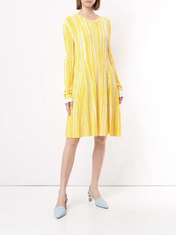 peppermayo yellow mini dress Veena Satin Mini Dress