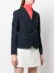 Prada belted single-breasted blazer