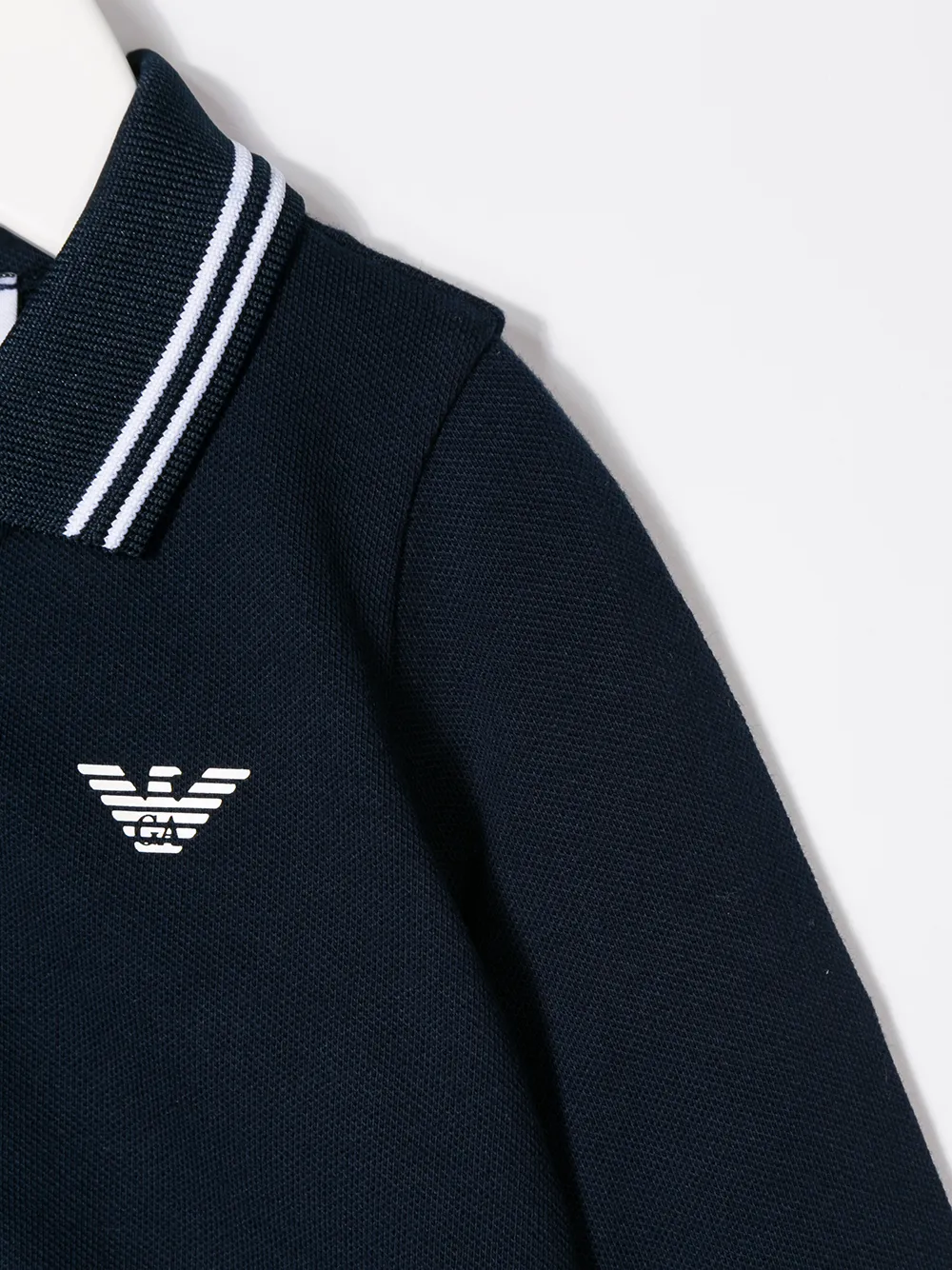 фото Emporio armani kids рубашка-поло с логотипом