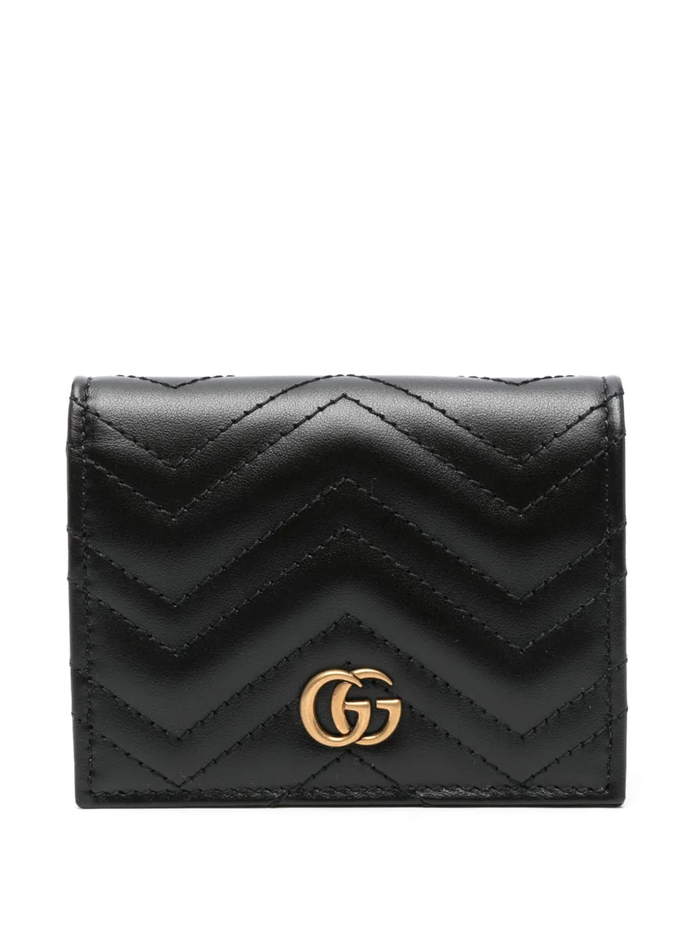 Image 1 of Gucci portefeuille en cuir à motif GG Marmont