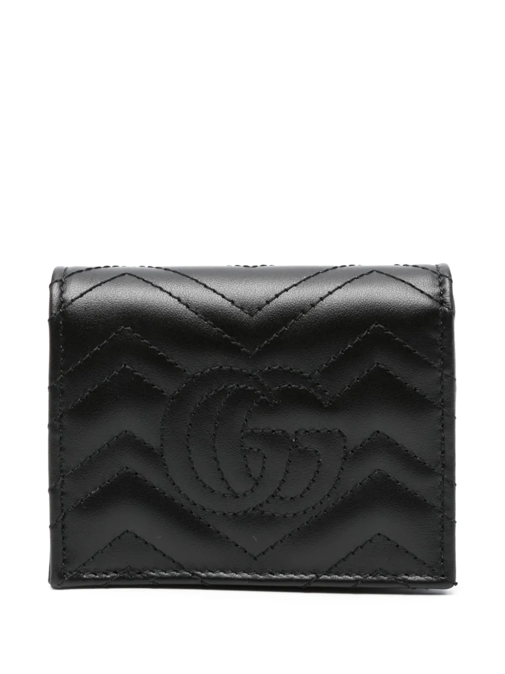 Image 2 of Gucci portefeuille en cuir à motif GG Marmont