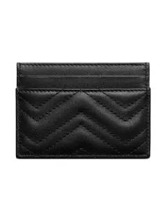 gg marmont leather card holder