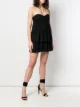Saint Laurent short tiered dress