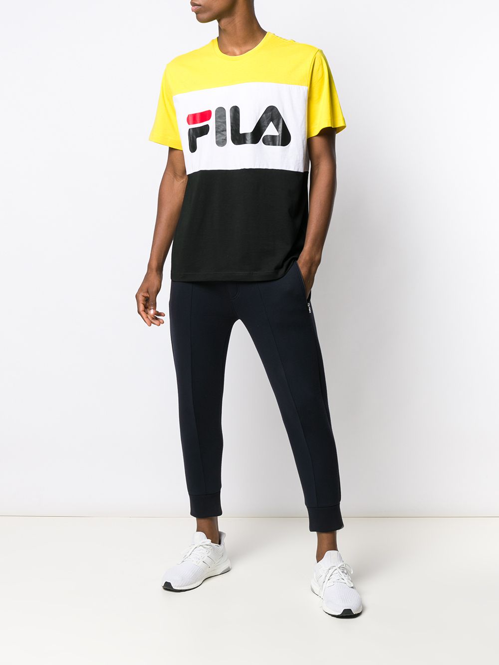 фото Fila футболка в стиле колор-блок