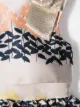 Hucklebones London flared floral embroidered dress