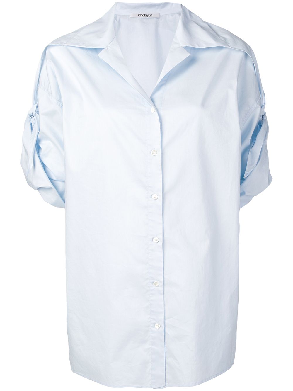 фото Chalayan блузка с отворотами на рукавах