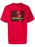 Pressure graphic print T-shirt - Red