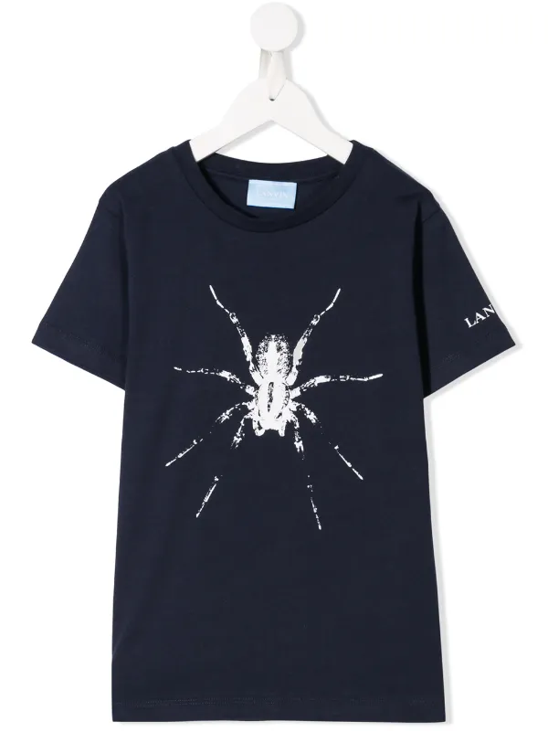 blue lanvin spider t shirt