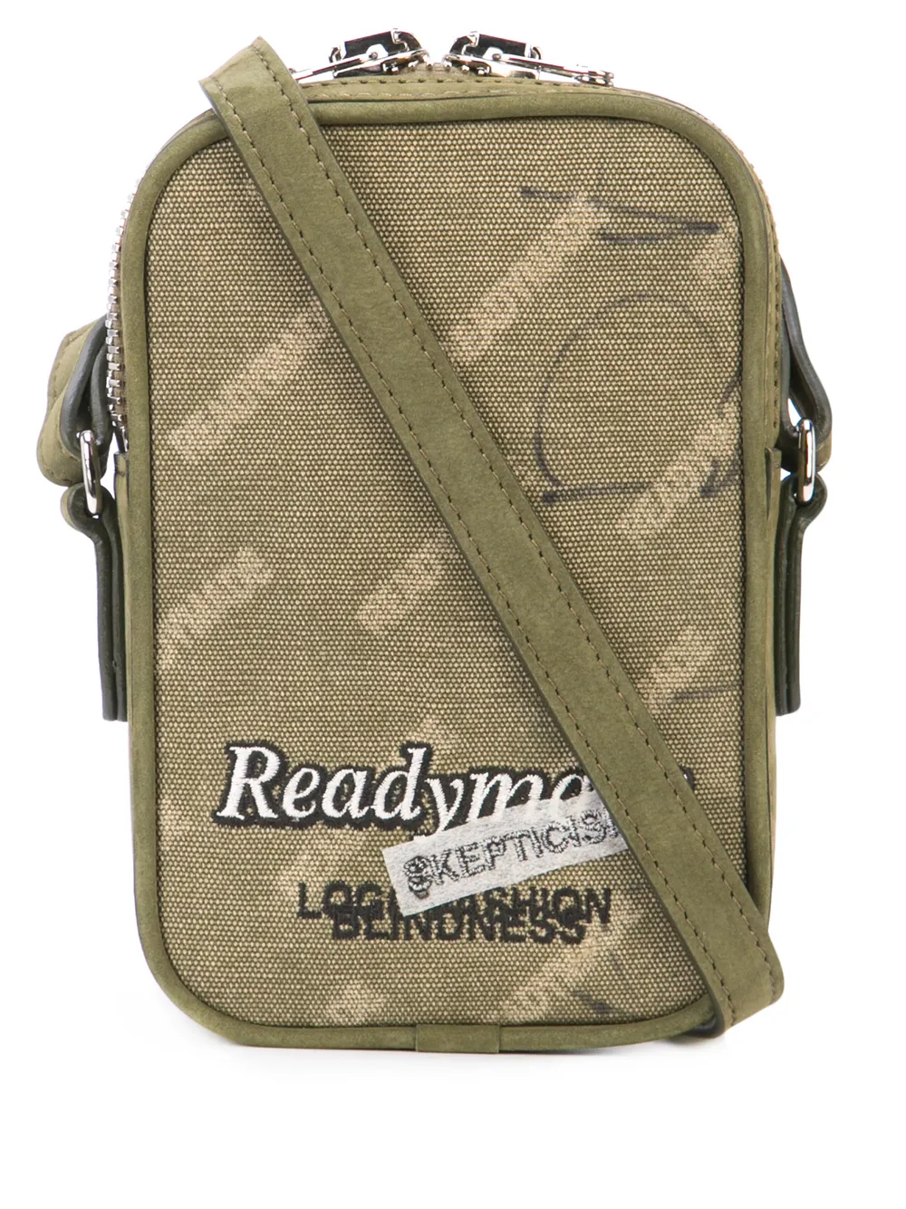 Readymade mini logo messenger pouch | Green | Image 1