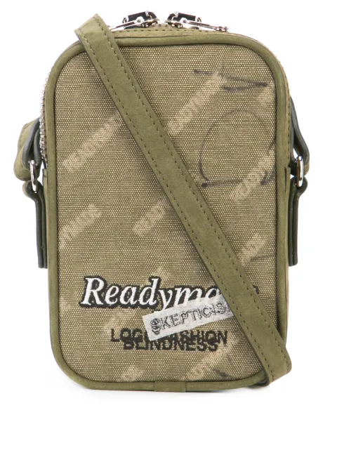 Readymade حقيبة صغيرة بشعار وحمالة كتف