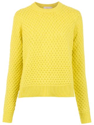 Tory Burch honeycomb-knit Wool Jumper - Farfetch