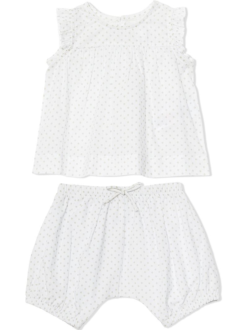 Burberry Kids подарочный набор из трех предметов Polka Dot Cotton
