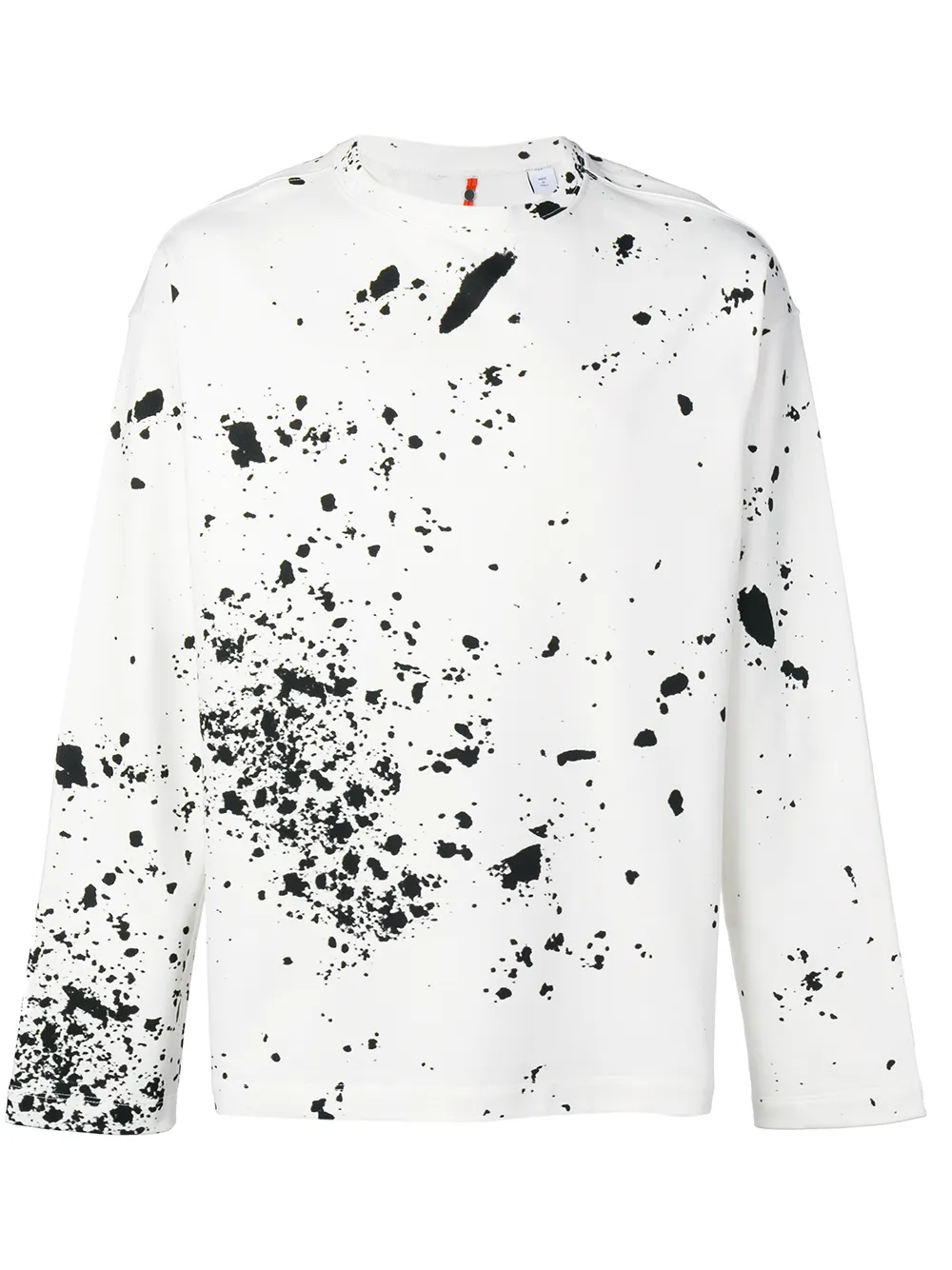 Oamc T-shirts OAMC PAINT SPLATTER SWEATSHIRT - WHITE