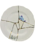 Seletti crack detail plate - White