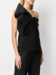 LANVIN top strapless con detalle de lazo