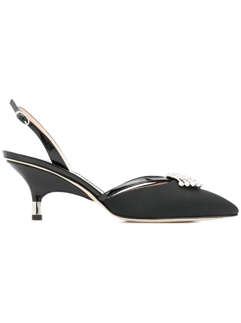 Giuseppe Zanotti Design embellished shell pumps
