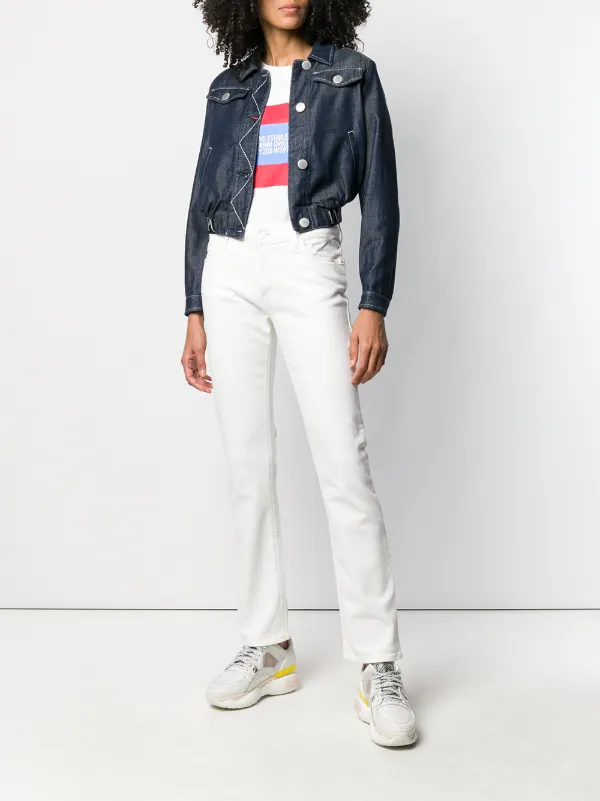 armani denim jacket womens