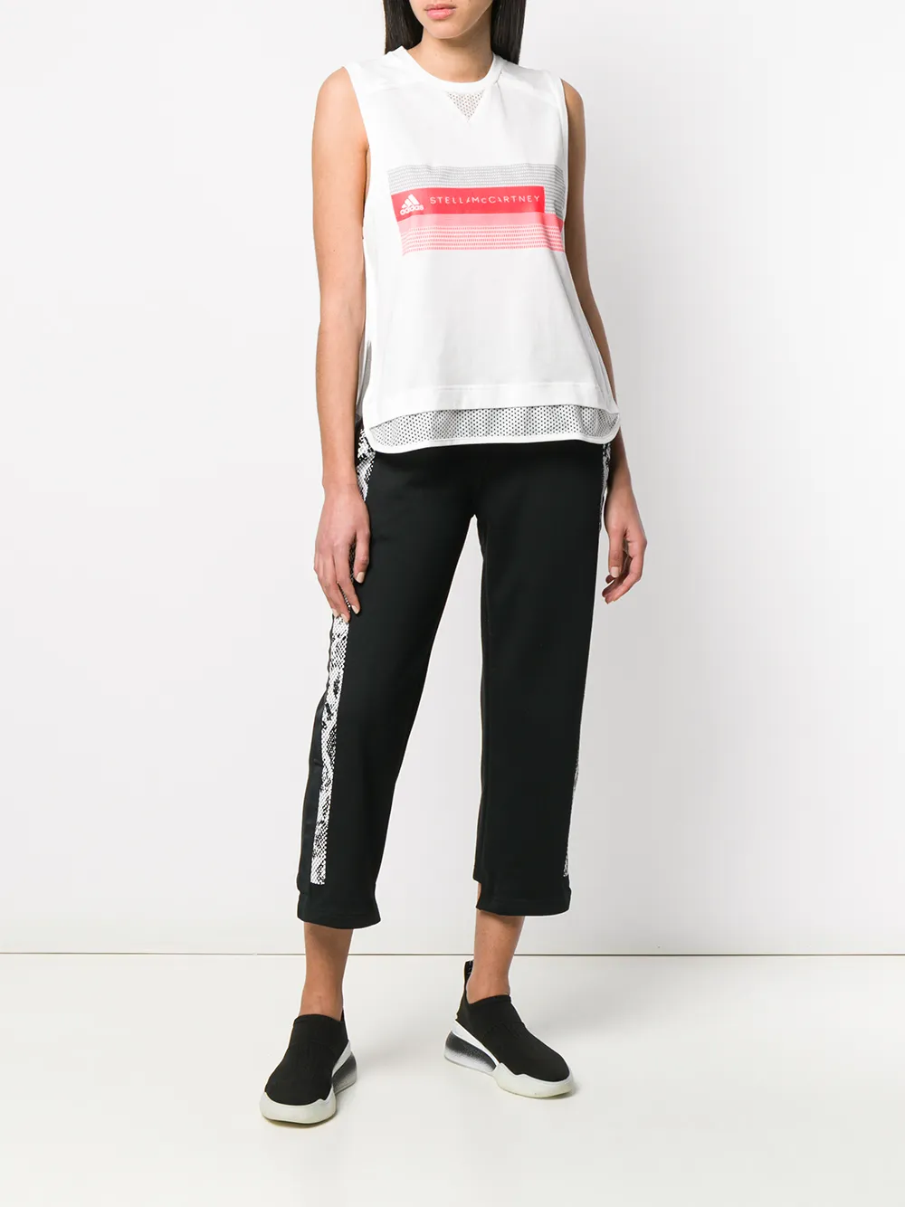 adidas by Stella McCartney mesh panel tank top | Vests & Tank Tops | Image 2