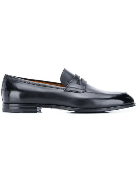 Bally Webb Men's Calf Leather Penny Loafer In Black 