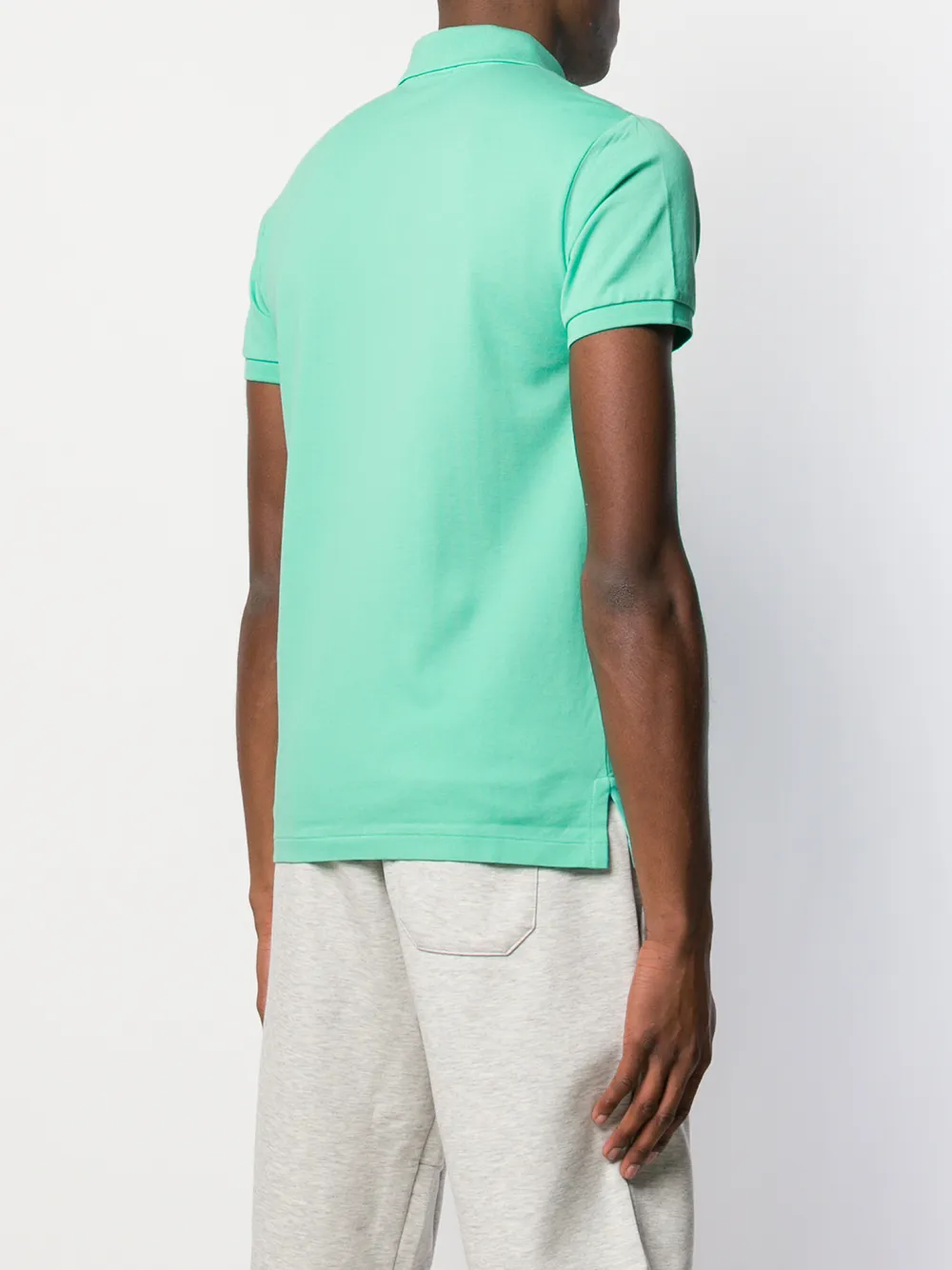 фото Polo ralph lauren рубашка-поло с вышитым логотипом