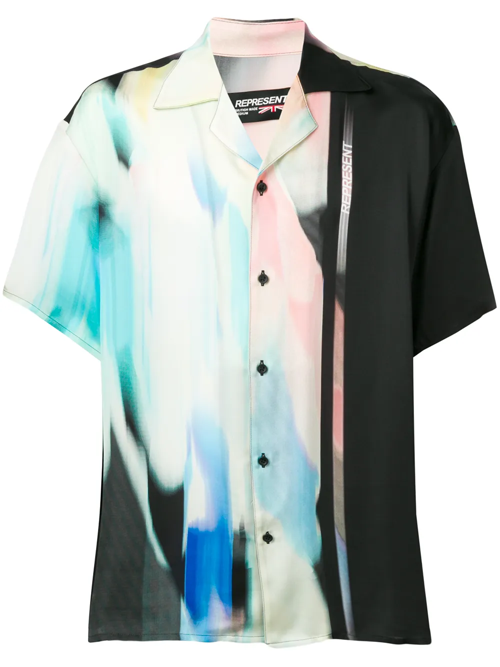 Represent T-shirts REPRESENT ABSTRACT PRINT SHIRT - WHITE