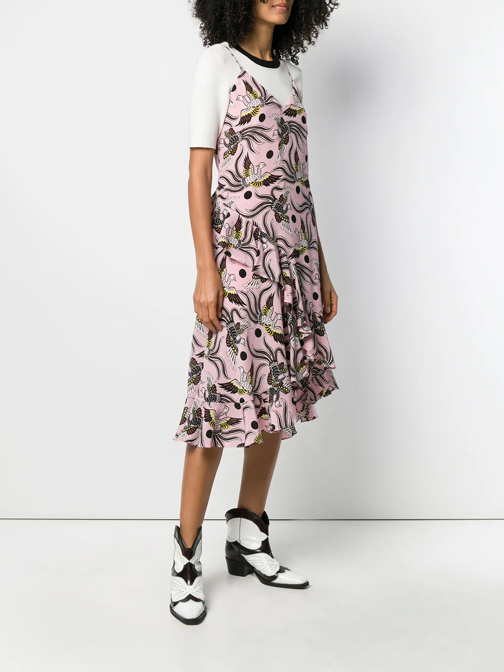 фото Kenzo платье с принтом феникса