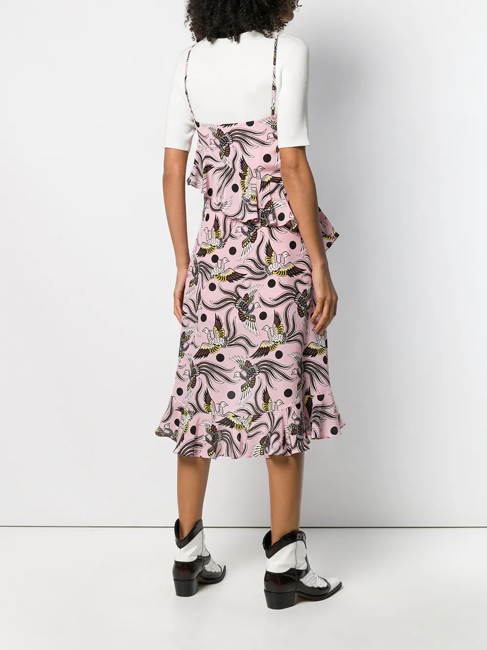 фото Kenzo платье с принтом феникса