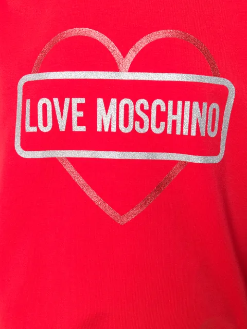 love moschino box logo sweatshirt
