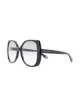 الصورة 2 من Gucci Eyewear نظارة شمسية ضخمة
