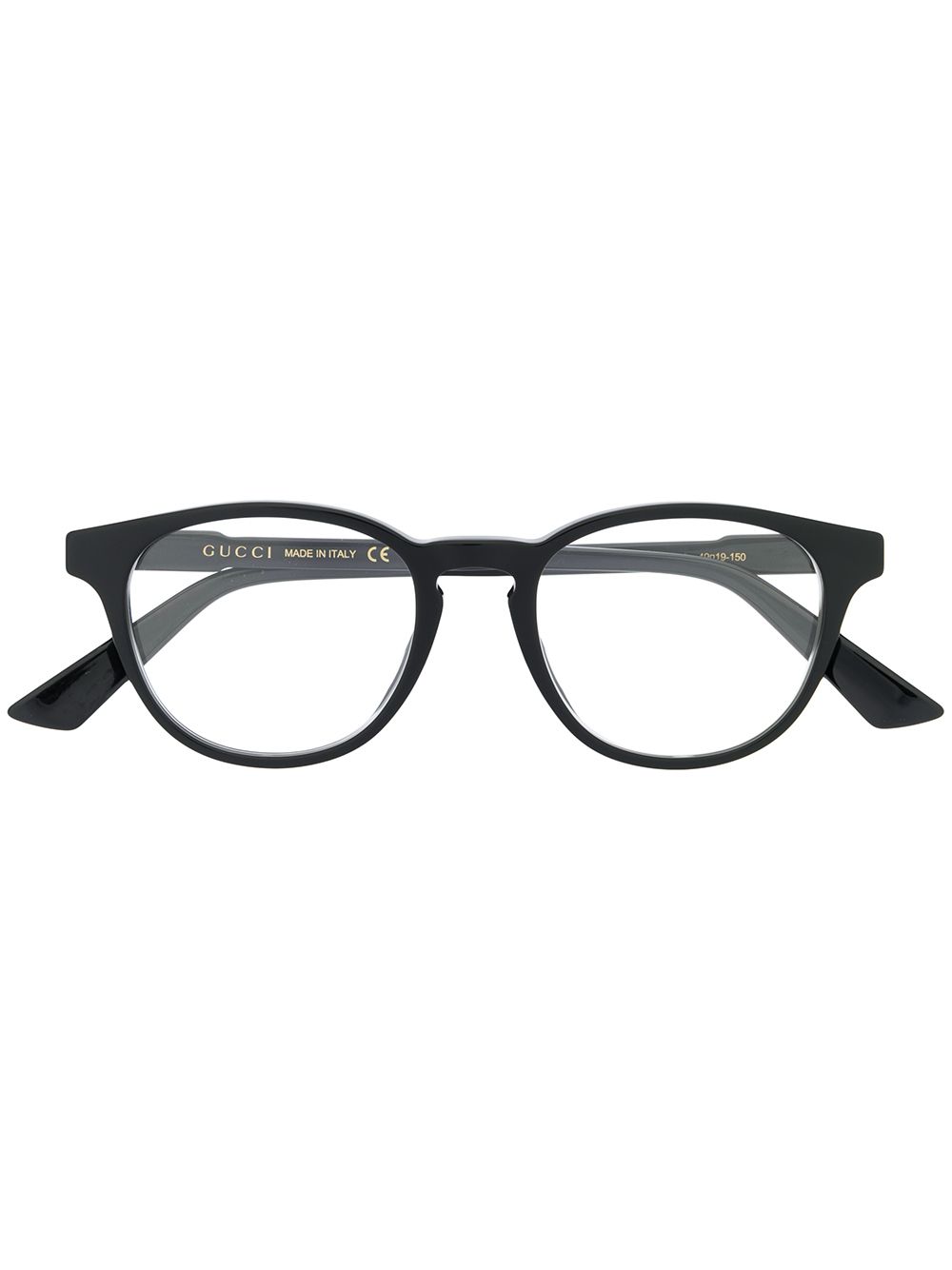 Gucci Eyewear Oval Frame Glasses - Farfetch