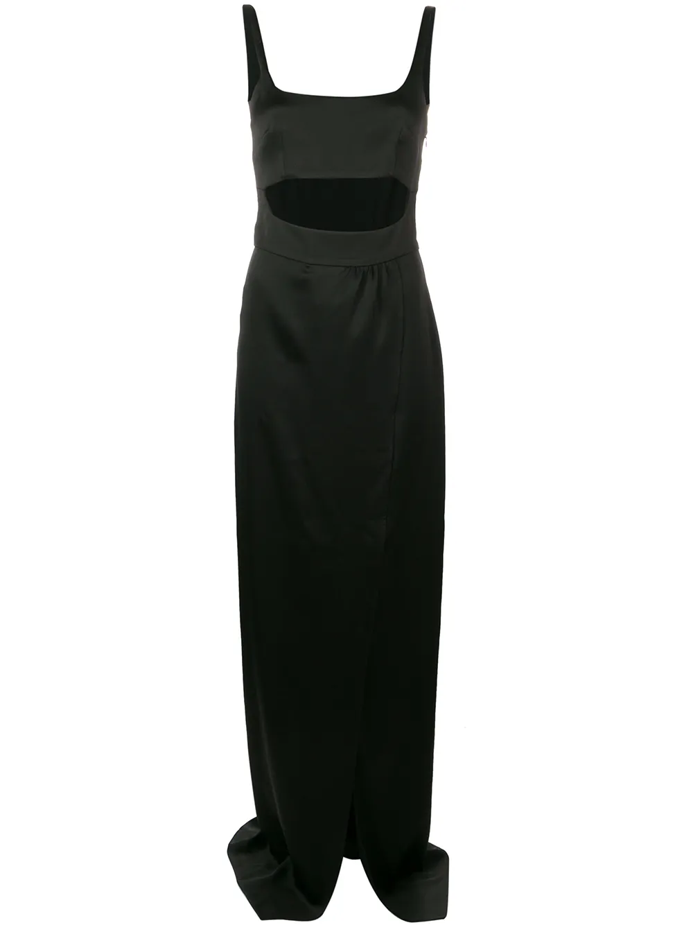 Brognano Tops BROGNANO KLEID MIT SCHLITZ - SCHWARZ