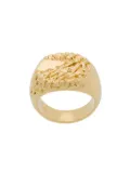 Maria Black Rock signet ring - Gold