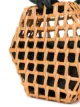 Aranaz wicker clutch bag