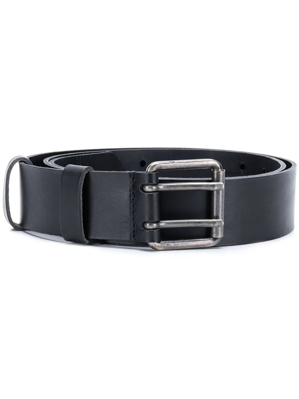 Raf Simons Belts RAF SIMONS DOUBLE-BUCKLE BELT - BLACK