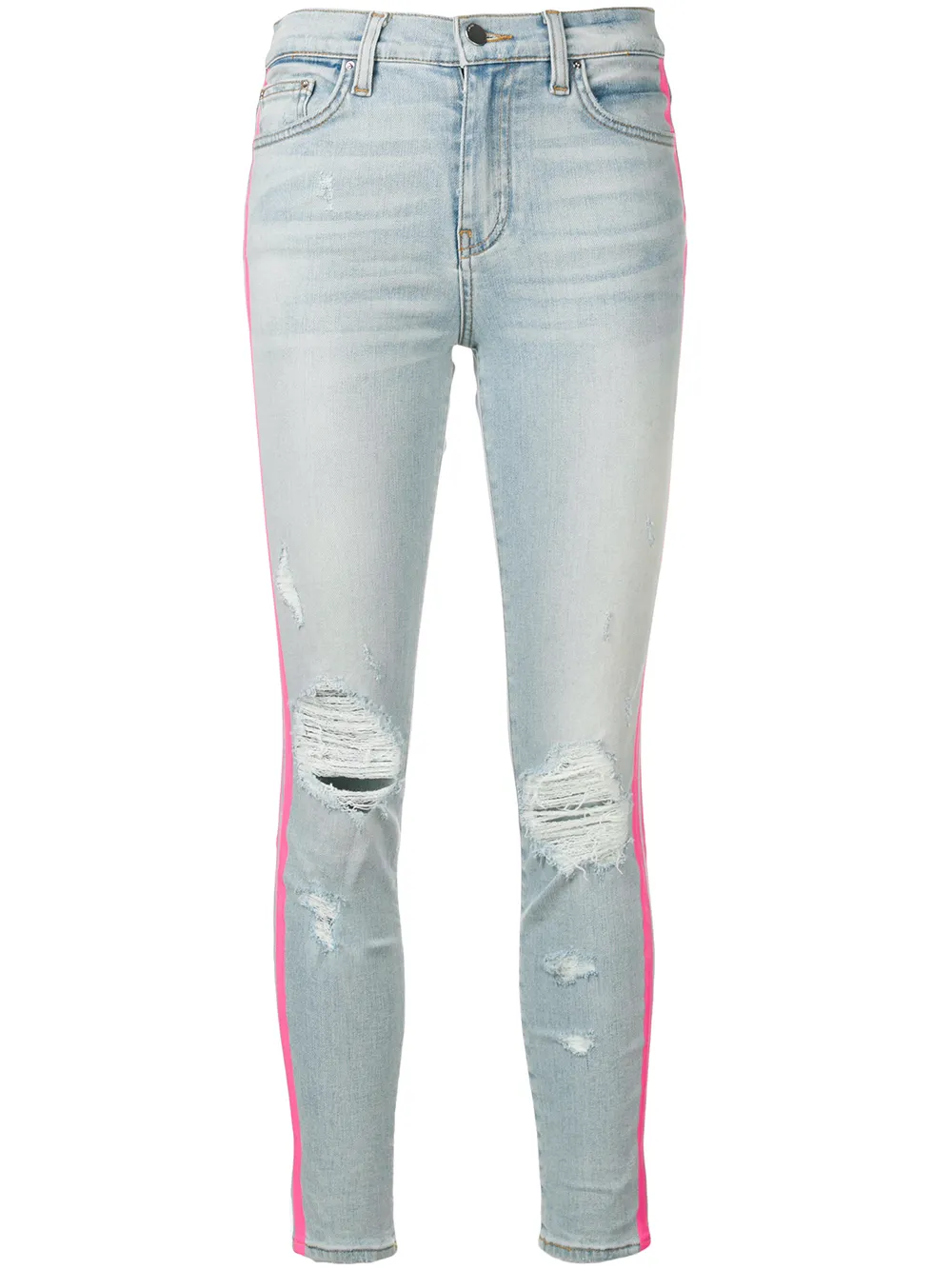 Amiri Jeans AMIRI CONTRAST SIDE STRIPE JEANS - BLUE