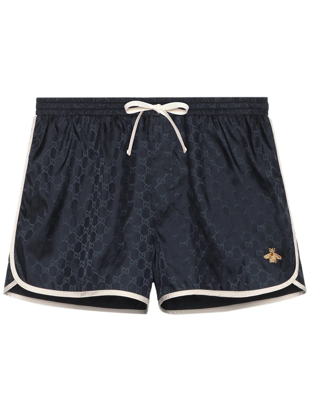 white gucci swim shorts