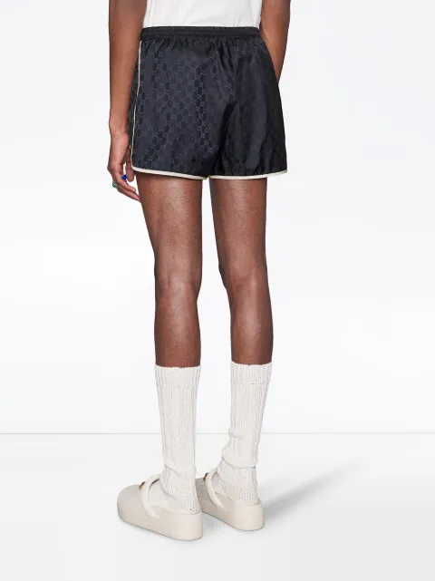 gg nylon swim short with bee