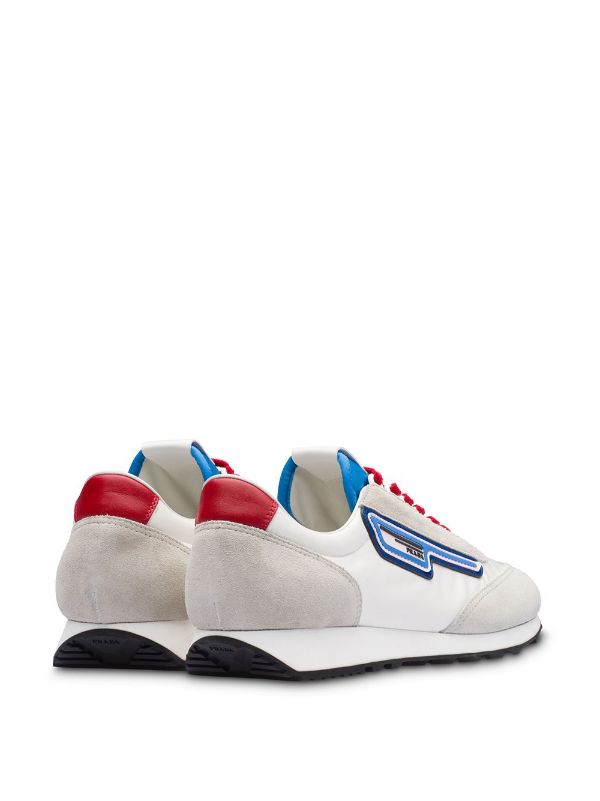 Prada colour-block logo sneakers - FARFETCH