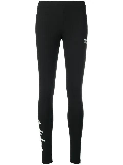 adidas contrast logo leggings