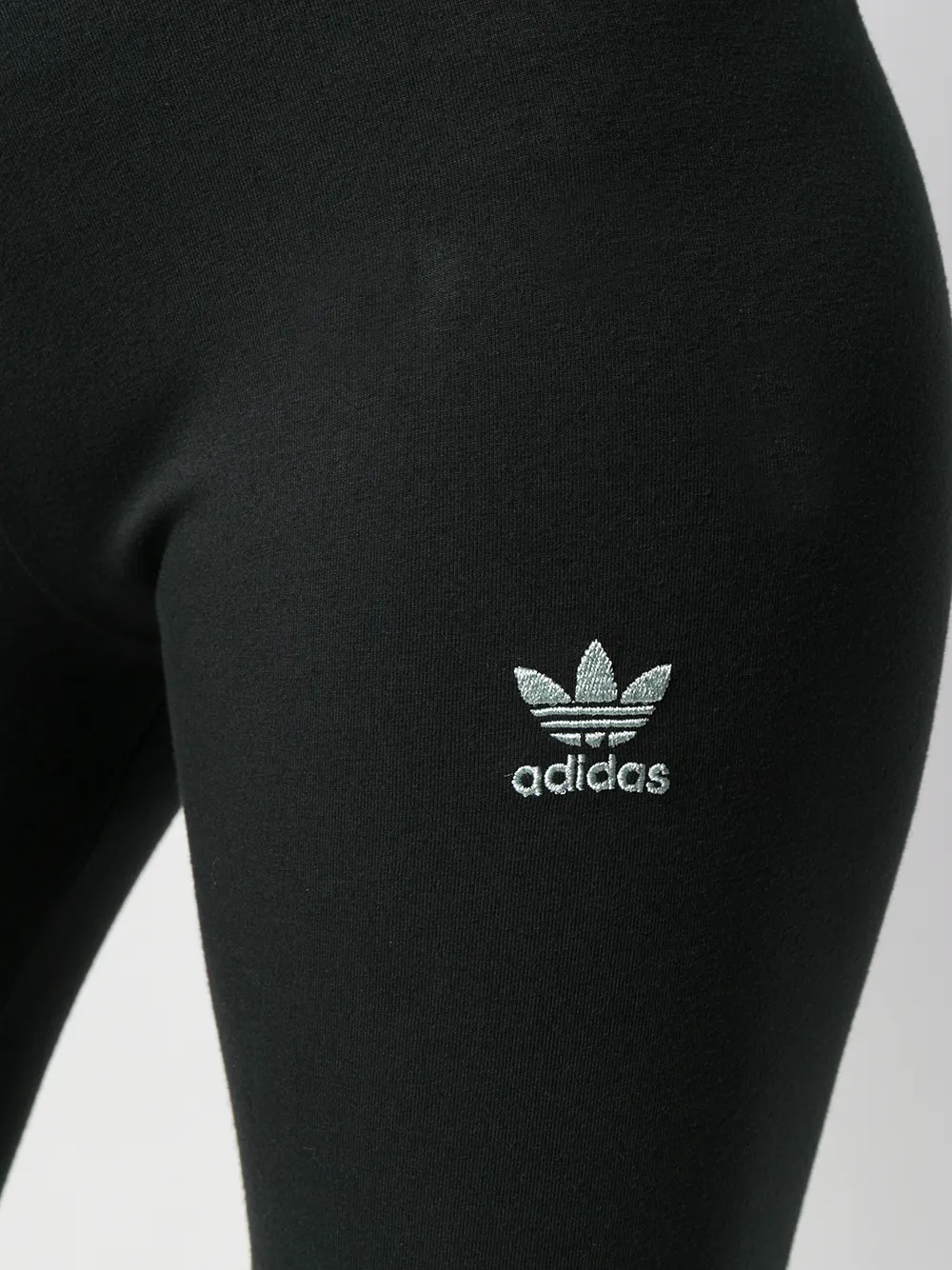 adidas Legging met contrasterend logo Zwart